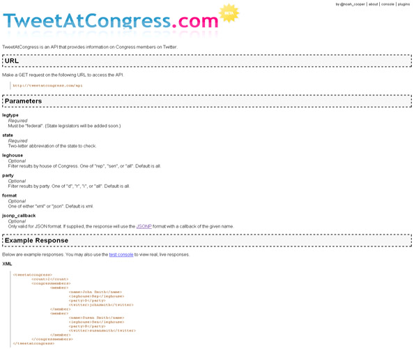 TweetAtCongress.com: Find Congress Members on Twitter